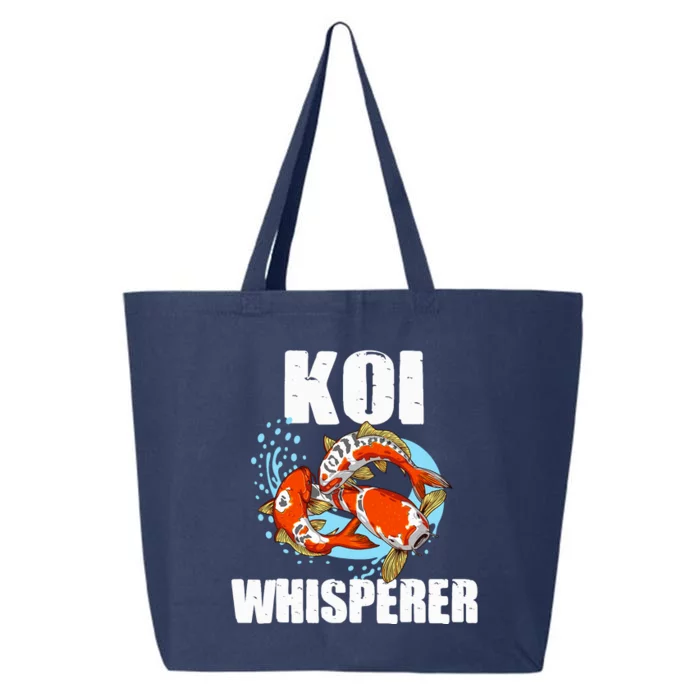 Funny Koi Fish Gift Cool Koi Whisperer Fish Lover 25L Jumbo Tote