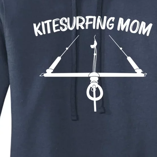 Funny Kitesurfing For Mom Mother Kiteboarding Kite Surfing Gift Women's Pullover Hoodie