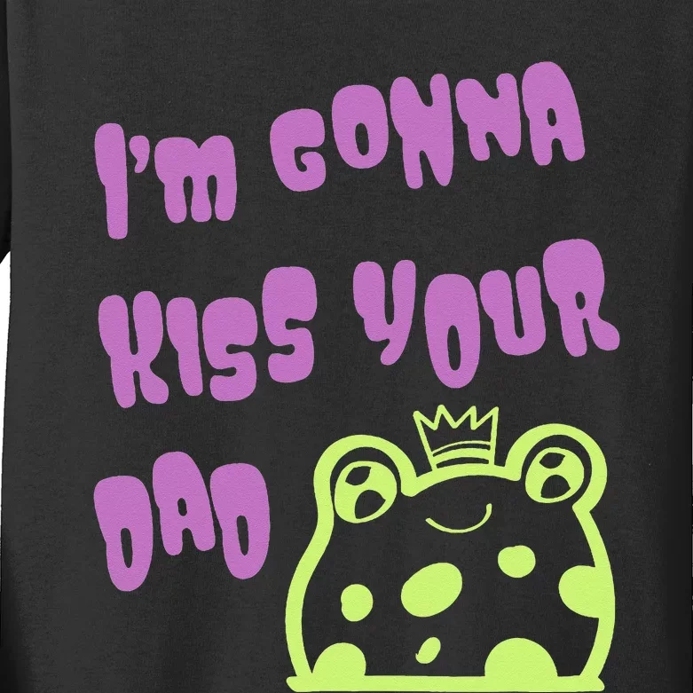 Frog Kiss Kids Long Sleeve Shirt