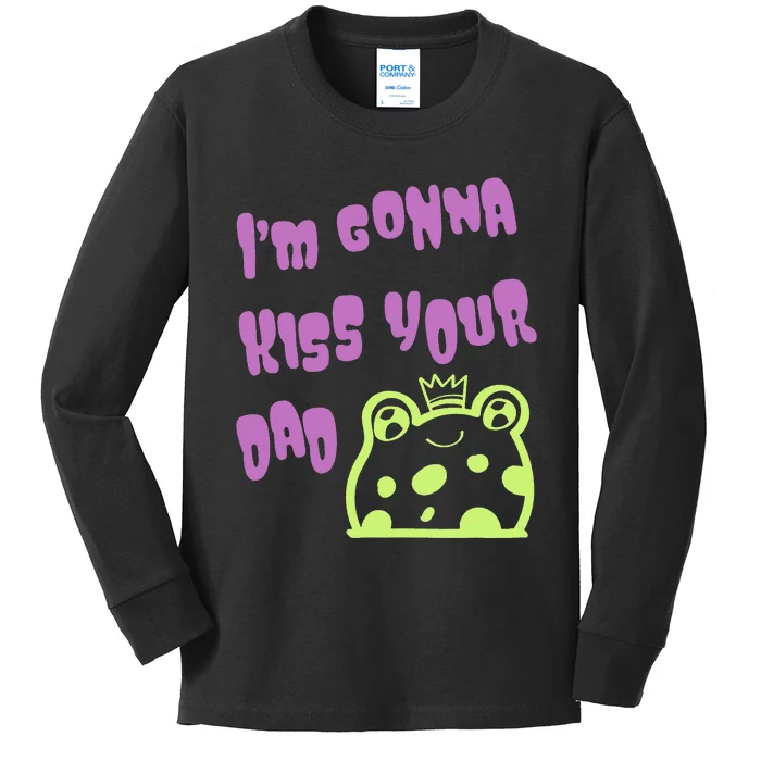 Frog Kiss Kids Long Sleeve Shirt