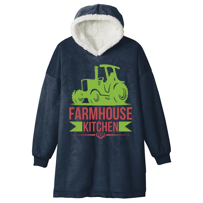 Farmhouse Kitchen Hooded Wearable Blanket