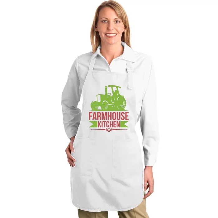 Farmhouse Kitchen Full-Length Apron With Pocket