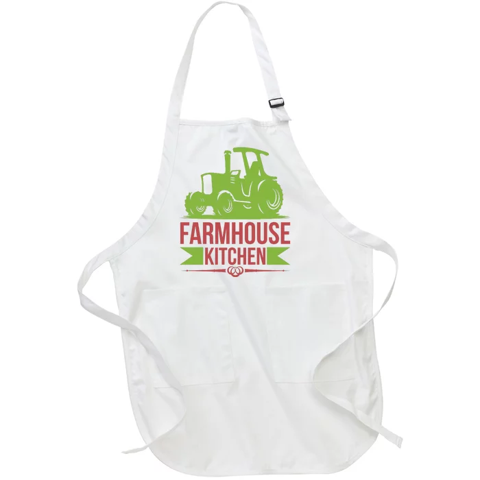 Farmhouse Kitchen Full-Length Apron With Pocket