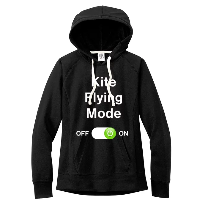 Funny Kite Flying Mode Gift Women's Fleece Hoodie