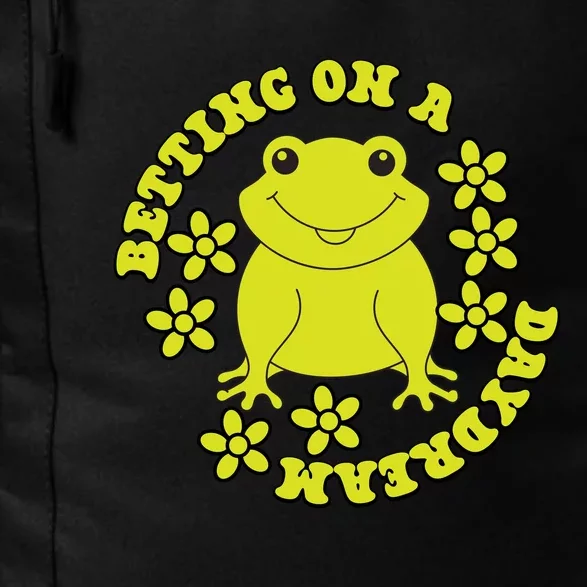 Funny Kawaii Frog Betting On A Daydream Gift Daily Commute Backpack