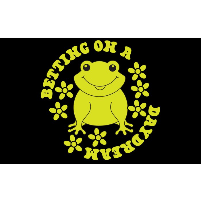 Funny Kawaii Frog Betting On A Daydream Gift Bumper Sticker