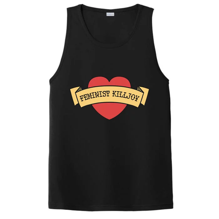 Feminist Killjoy Feminism Strong Empowert Heart Gift Performance Tank