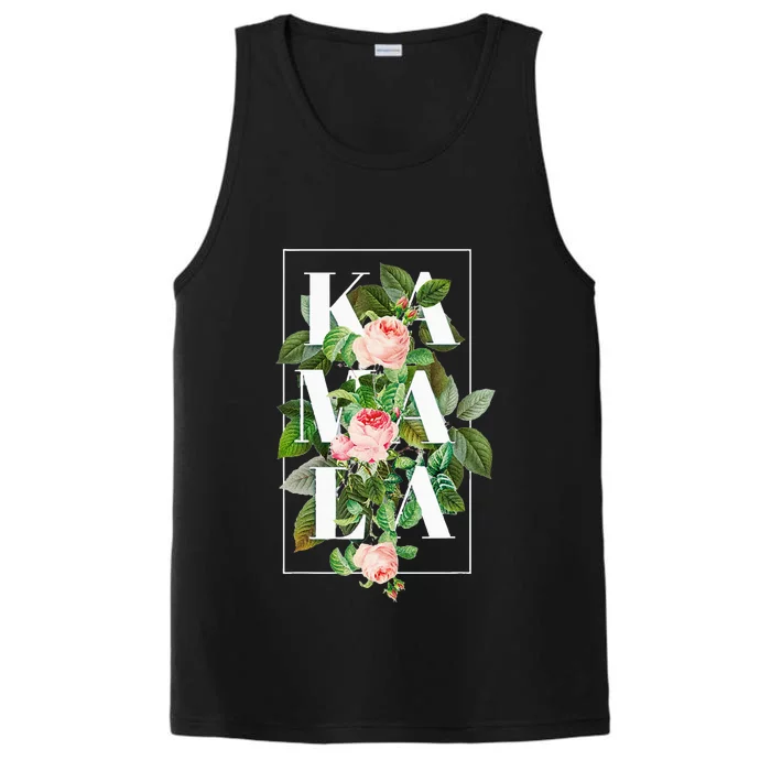 Floral Kamala Performance Tank