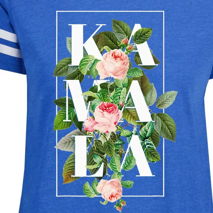 Floral Kamala Enza Ladies Jersey Football T-Shirt