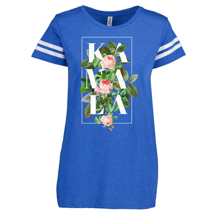 Floral Kamala Enza Ladies Jersey Football T-Shirt