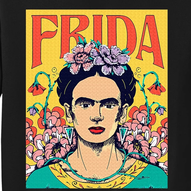 Frida Kahlo Frida Floral Portrait Sweatshirt