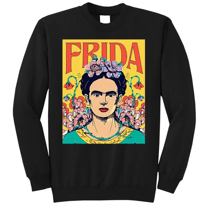 Frida Kahlo Frida Floral Portrait Sweatshirt