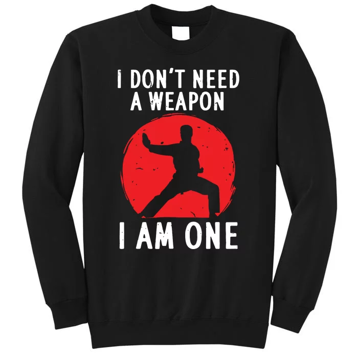 Funny Karate For Women Karate Black Belt Martial Arts Tall Sweatshirt