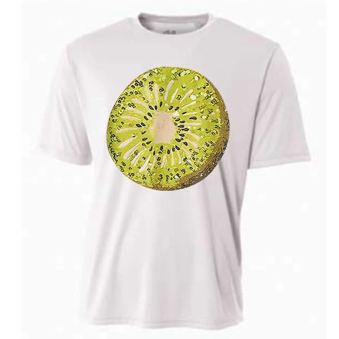 Funny Kiwi Fruit Vacation Beach Kiwi Lovers Cooling Performance Crew T-Shirt