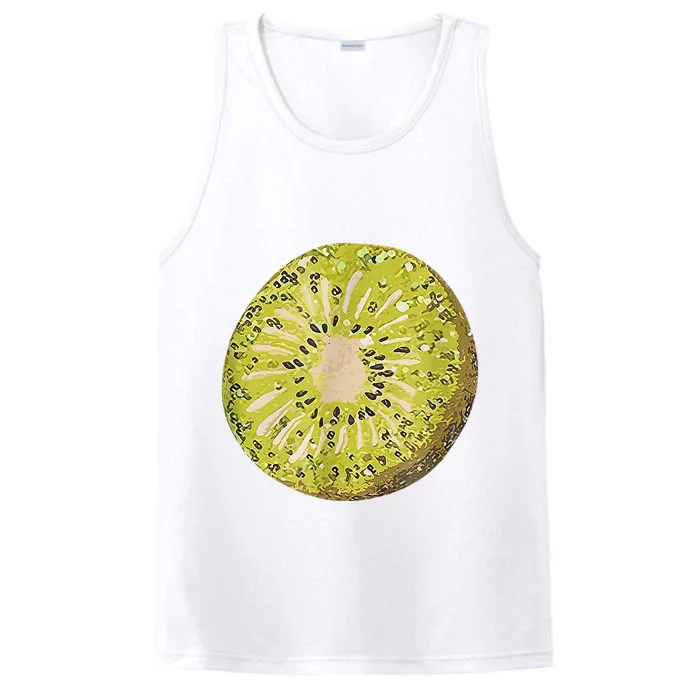 Funny Kiwi Fruit Vacation Beach Kiwi Lovers Performance Tank