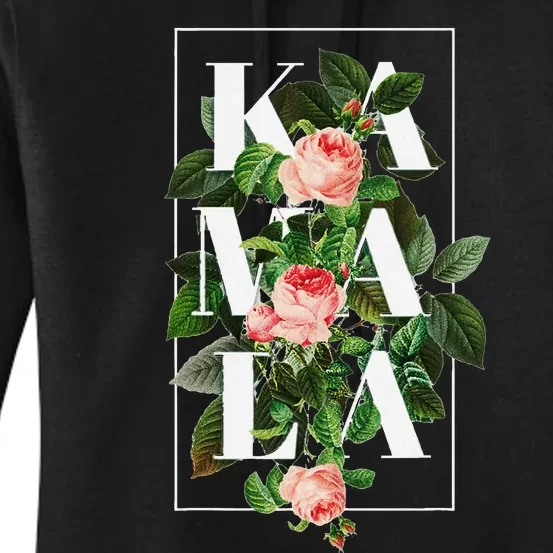 Floral Kamala Women's Pullover Hoodie