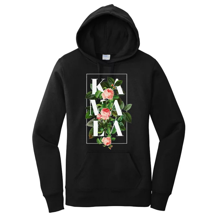 Floral Kamala Women's Pullover Hoodie