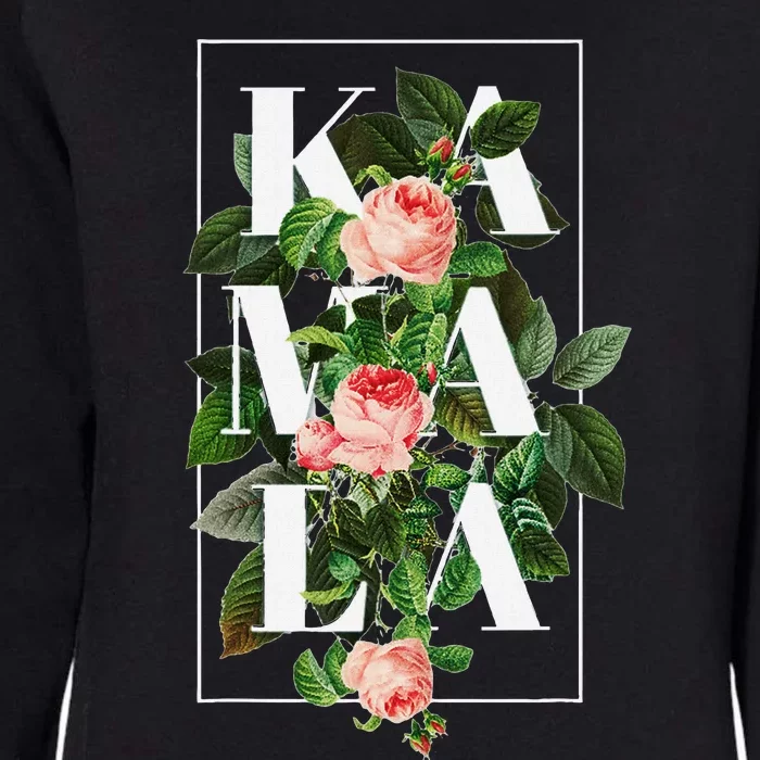 Floral Kamala Womens California Wash Sweatshirt