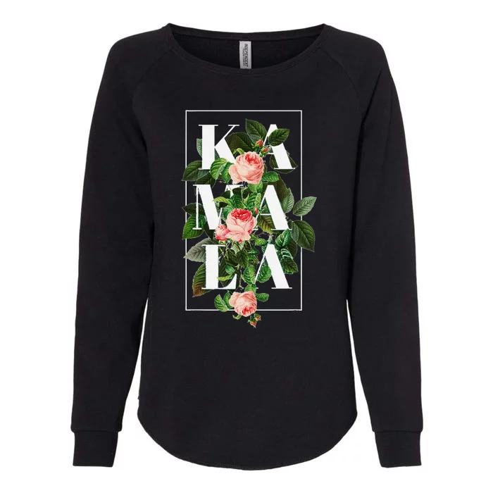 Floral Kamala Womens California Wash Sweatshirt