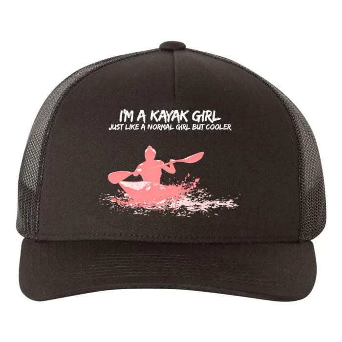 Funny Kayak Gift Just Like Normal But Cooler Yupoong Adult 5-Panel Trucker Hat