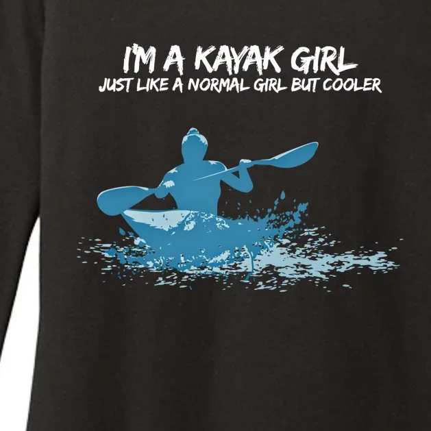 Funny Kayak Gift IM A Cool Kayak Womens CVC Long Sleeve Shirt