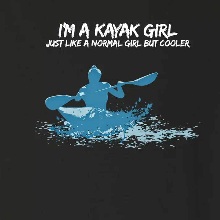 Funny Kayak Gift IM A Cool Kayak Toddler Long Sleeve Shirt