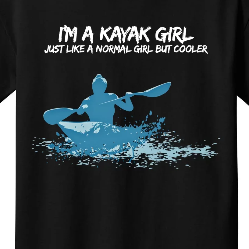 Funny Kayak Gift IM A Cool Kayak Kids T-Shirt