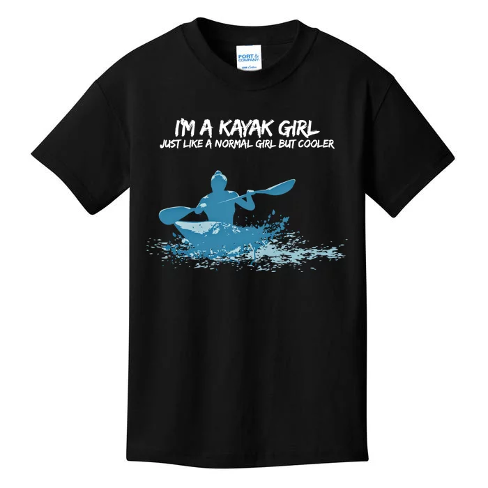 Funny Kayak Gift IM A Cool Kayak Kids T-Shirt