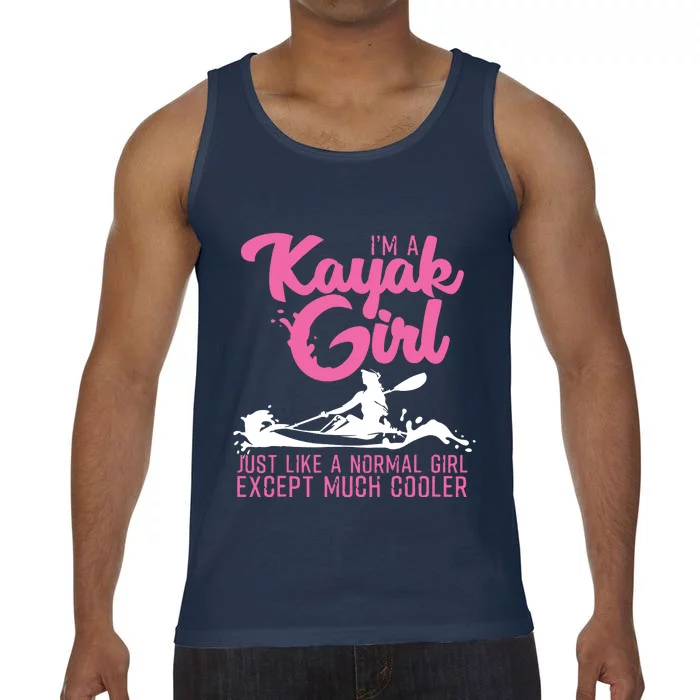 Funny Kayaking Gift For Cool Kayak Paddling Lover Comfort Colors® Tank Top