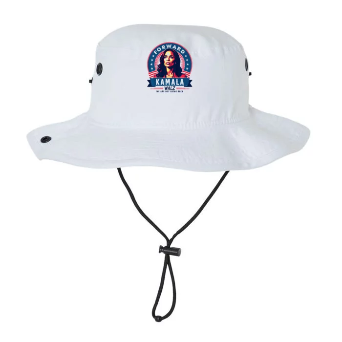 Forward Kamala Harris Walz WeRe Not Going Back 2024 Legacy Cool Fit Booney Bucket Hat