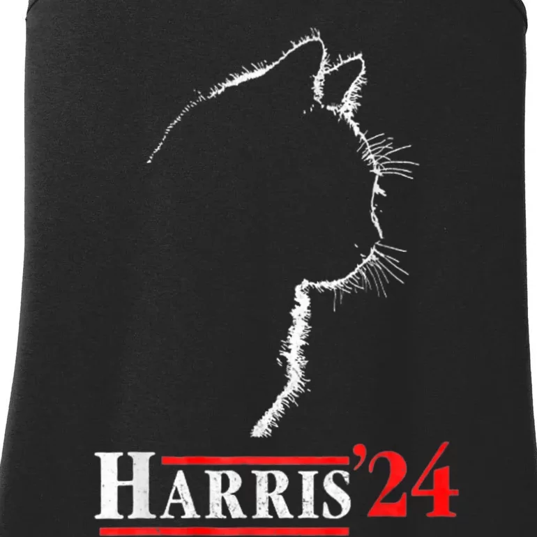 Funny Kamala Harris Cat Ladies Ladies Essential Tank