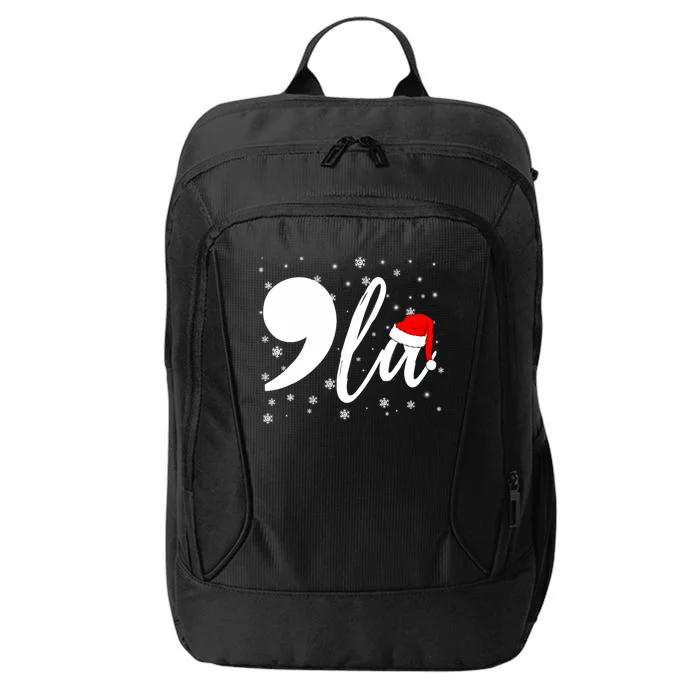 Funny Kamala Harris 2024 Comma La Christmas City Backpack