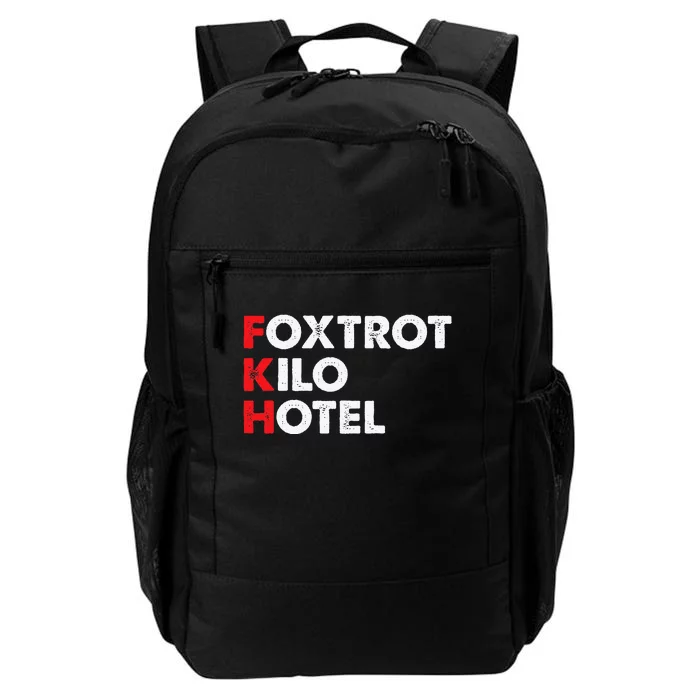 Foxtrot Kilo Hotel Fkh Funny Kamala Daily Commute Backpack