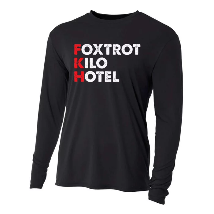 Foxtrot Kilo Hotel Fkh Funny Kamala Cooling Performance Long Sleeve Crew