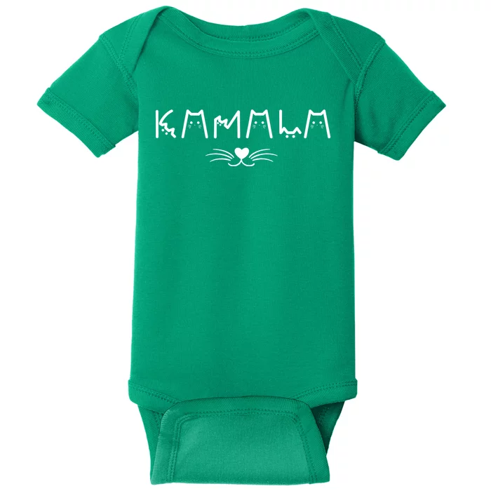 Funny Kamala Harris Cat Ladies And Cat Baby Bodysuit