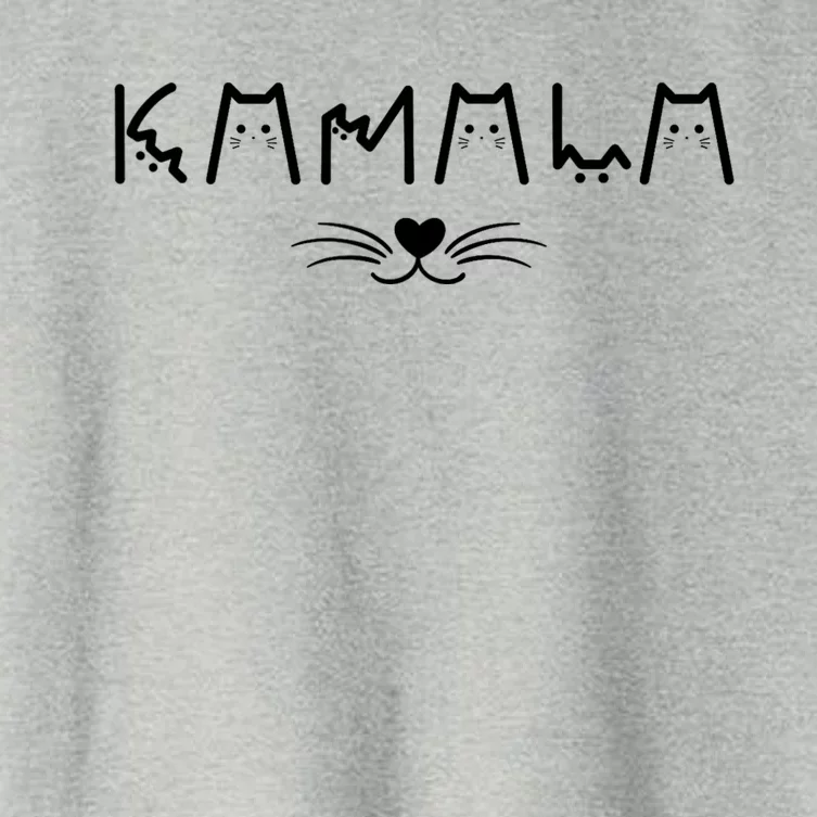 Funny Kamala Harris Cat Ladies And Cat Women's Crop Top Tee