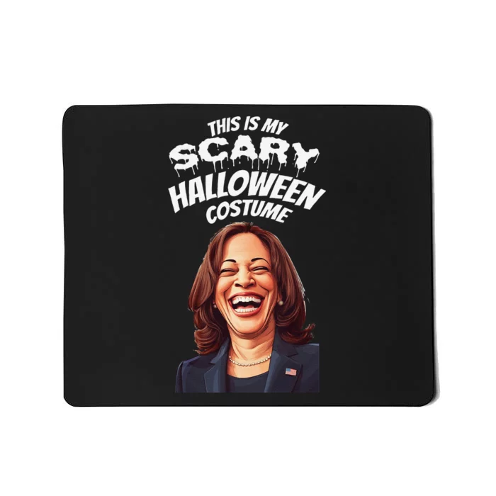 Funny Kamala Harris Scary Halloween Gag President Costume Gift Mousepad