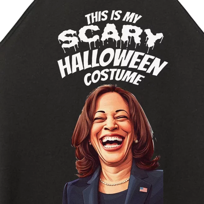 Funny Kamala Harris Scary Halloween Gag President Costume Gift Women’s Perfect Tri Rocker Tank