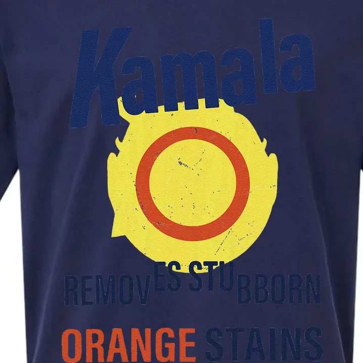 Funny Kamala Harris 2024 Removes Stubborn Orange Stains Sueded Cloud Jersey T-Shirt