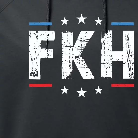 Foxtrot Kilo Hotel Fkh Funny Kamala Performance Fleece Hoodie