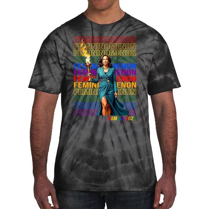 Femininomenon Kamala Harris 2024 Tie-Dye T-Shirt