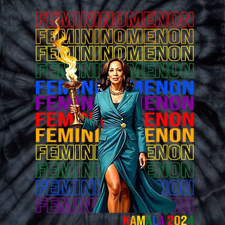 Femininomenon Kamala Harris 2024 Tie-Dye T-Shirt