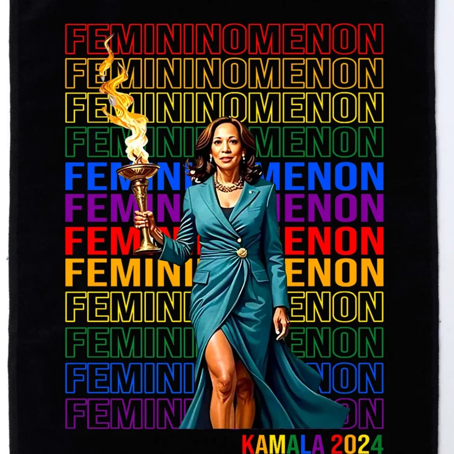 Femininomenon Kamala Harris 2024 Platinum Collection Golf Towel