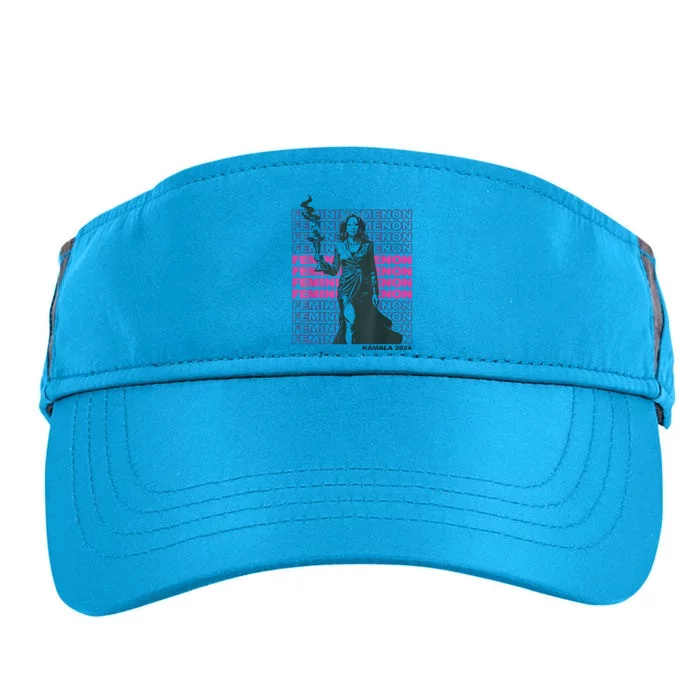 Femininomenon Kamala Harris 2024 Adult Drive Performance Visor