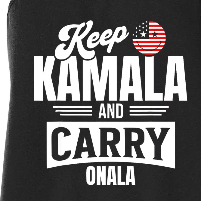 Funny Kamala Harris President Gift Women's Racerback Tank