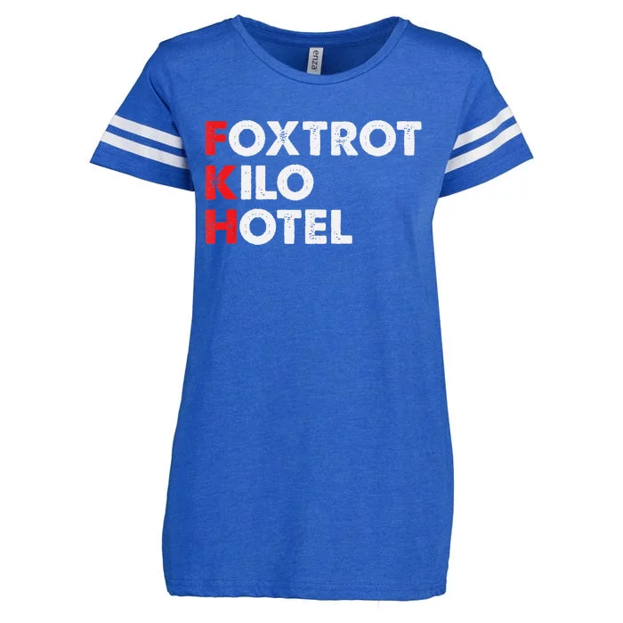 Foxtrot Kilo Hotel Fkh Funny Kamala Enza Ladies Jersey Football T-Shirt