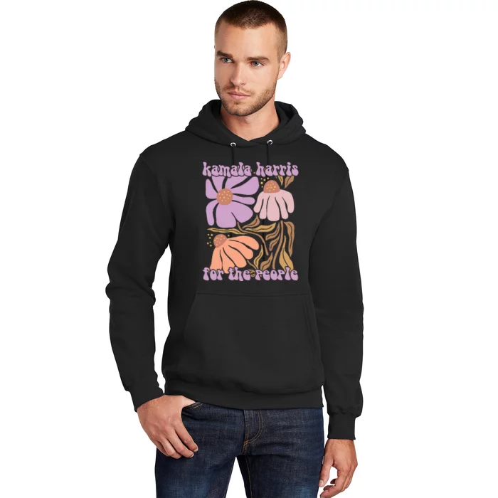 Floral Kamala Harris For The People Hoodie