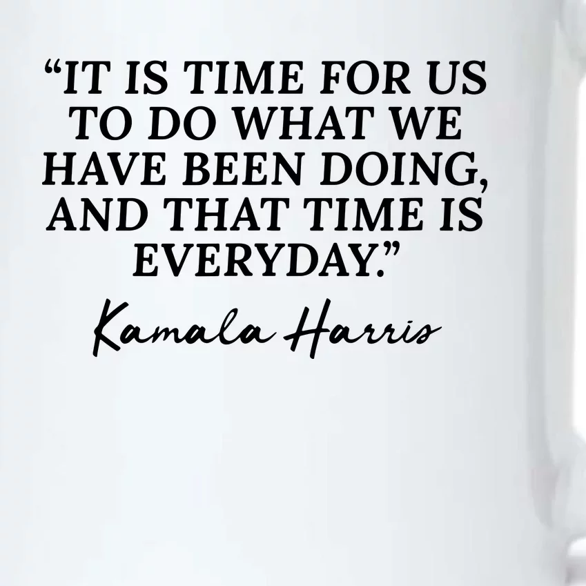 Funny Kamala Harris Quote Republican Time Is Everyday Black Color Changing Mug