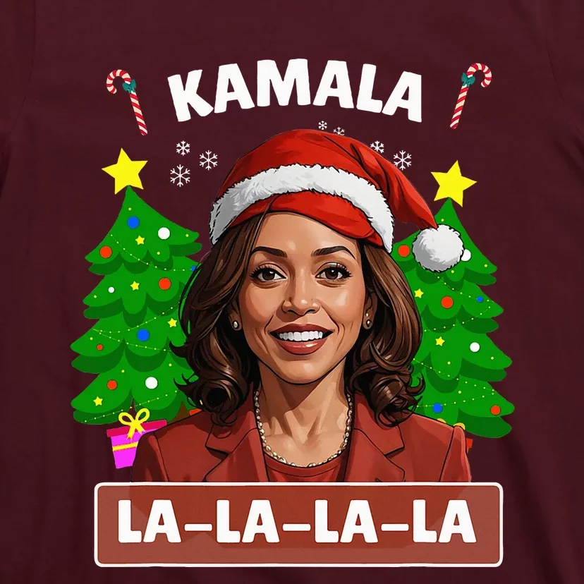 Funny Kamala Harris 2024 Christmas Comma La Xmas T-Shirt