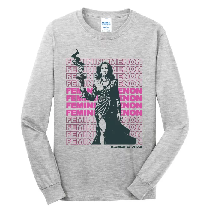 Femininomenon Kamala Harris Colorful Text Tall Long Sleeve T-Shirt